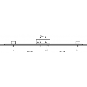 KFV AS4350 2 Pin Shootbolts Multipoint Lock | UPVC Maintenance