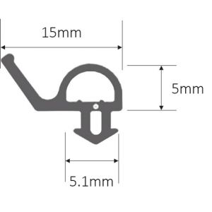 Bubble Gasket With Flipper | Door Gasket | Upvc Maintenance