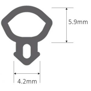 Central Bubble Gasket | Door Gasket | Upvc Maintenance