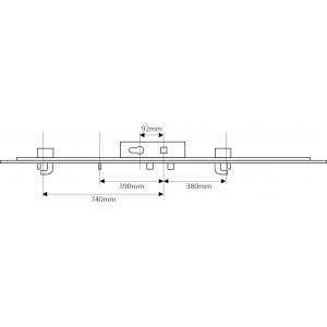 AGB 2 Hook 3 Roller Multipoint Lock | UPVC Maintenance