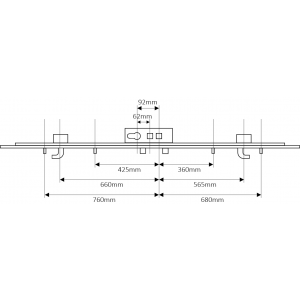 Avocet 2 Hook 4 Roller Multipoint Lock | Upvc Maintenance