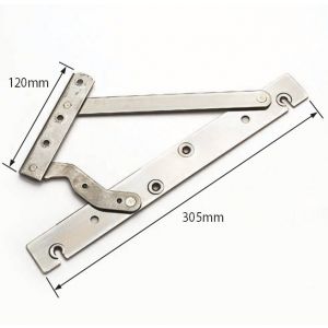 Low stack window hinge